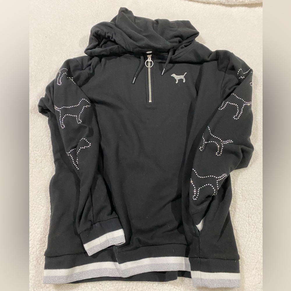 Pink Dog Sequined Sweatshirt